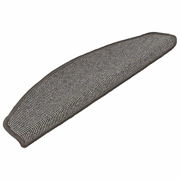 Porrasmatot 15 kpl 65x21x4 cm harmaa puolipyöreä suuri