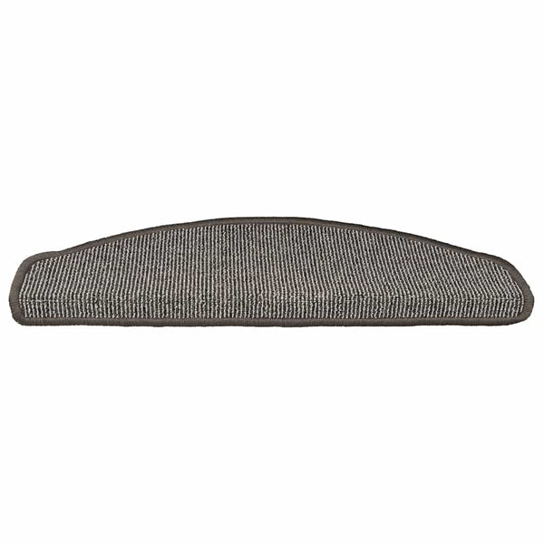 Porrasmatot 15 kpl 65x21x4 cm harmaa puolipyöreä suuri