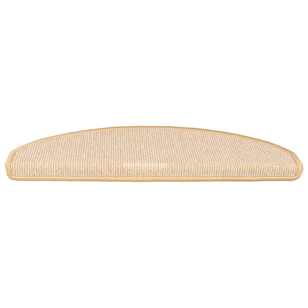 Porrasmatot 15 kpl 65x21x4 cm Kermanvärinen Puolipyöreä Suuri