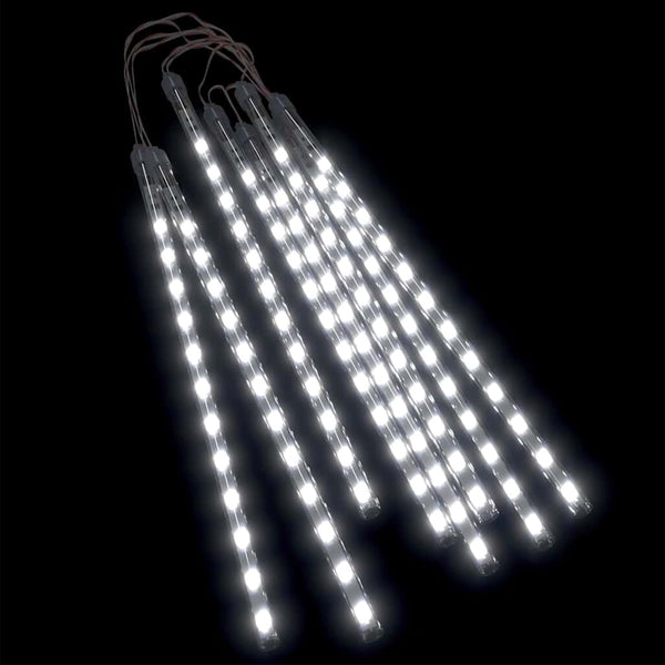 Meteorivalot 8 kpl 30 cm 192 x LED kylmä valkoinen sisä/ulko