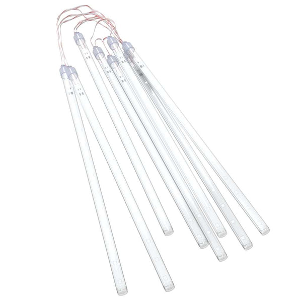 Meteorivalot 8 kpl 30 cm 192 x LED kylmä valkoinen sisä/ulko