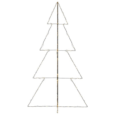 Kartiojoulukuusi Ianus 143x250cm (360 -led-valoa sisä/ulkokäyttöön)