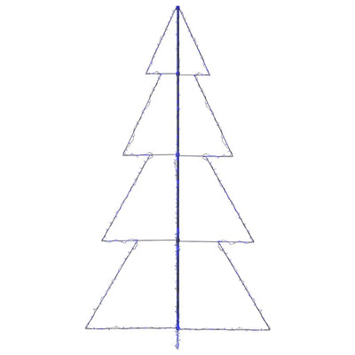 Kartiojoulukuusi Ianus 143x250cm (360 -led-valoa sisä/ulkokäyttöön)