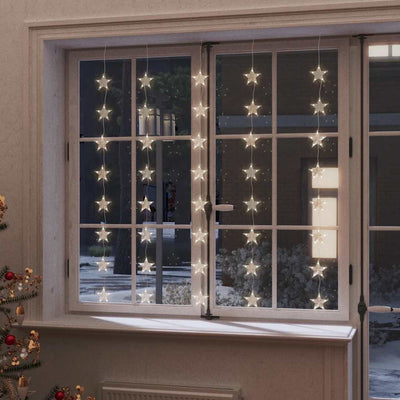 Lämmin valkoinen led-valoverho tähtikeijuvalot Crecescu 200 LEDiä