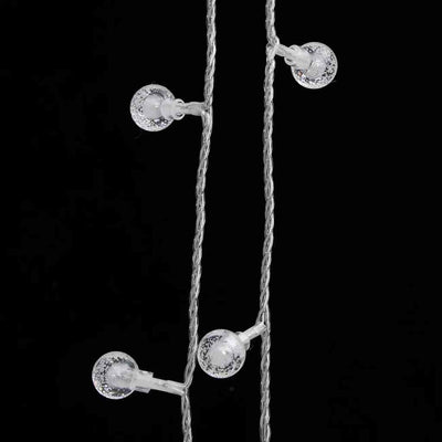 Lämmin valk. keijuvalonauha pallo Finias 40 m (400 led-valoa, 8-toiminen)