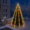 Värikäs joulukuusen valoverkko Emerencia 400cm (400 led-valoa)