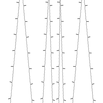 Aurinkoenergia keijuvalot 5kpl 5x200 LED värikäs sisä/ulko