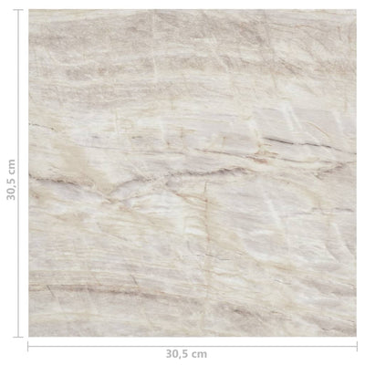 Beige itsekiinnittyvät lattialankut Pelopida 1,86 m² (20 kpl pvc)