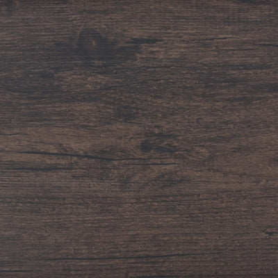 Tummanruskea itsekiinnittyvä pvc lattialankku Riusor 5,21 m² 2 mm