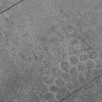 Betoninharmaa itsekiinnittyvä pvc lattialankku Riusor 5,21 m² 2 mm