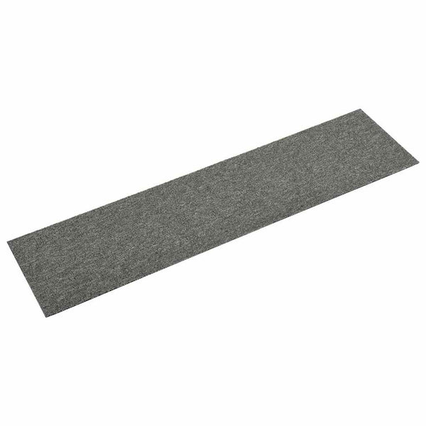 Tekstiililaatat 16 kpl 4 m² 25x100 cm harmaa