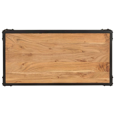 Sohvapöytä 90x45x35 cm täysi akaasiapuu