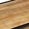 Sohvapöytä 90x45x35 cm karkea mangopuu