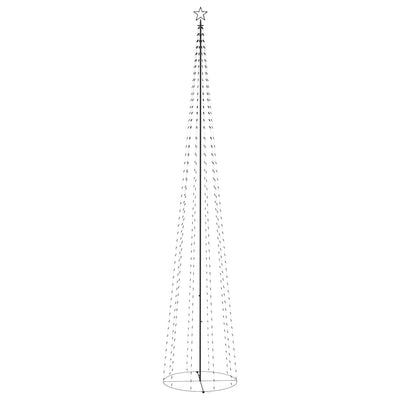 Sinistä kartio joulukuusi Eova 160x500cm (752 led-valoa)
