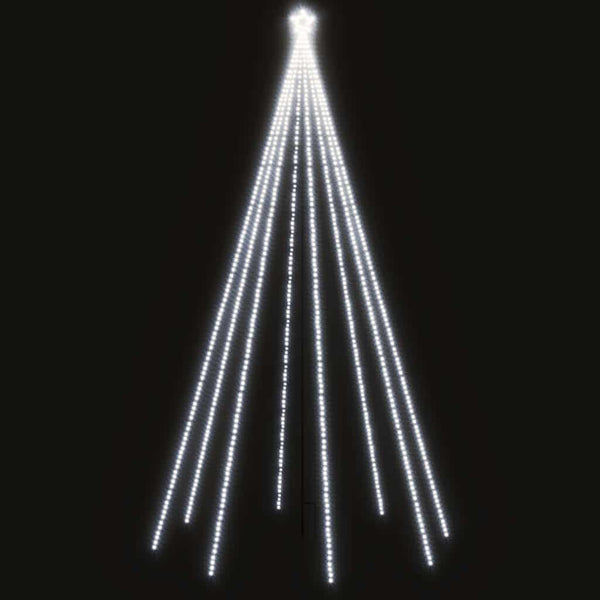 Joulukuusen valot sisä-/ulkokäyttöön 400 LED-valoa 2,5 m