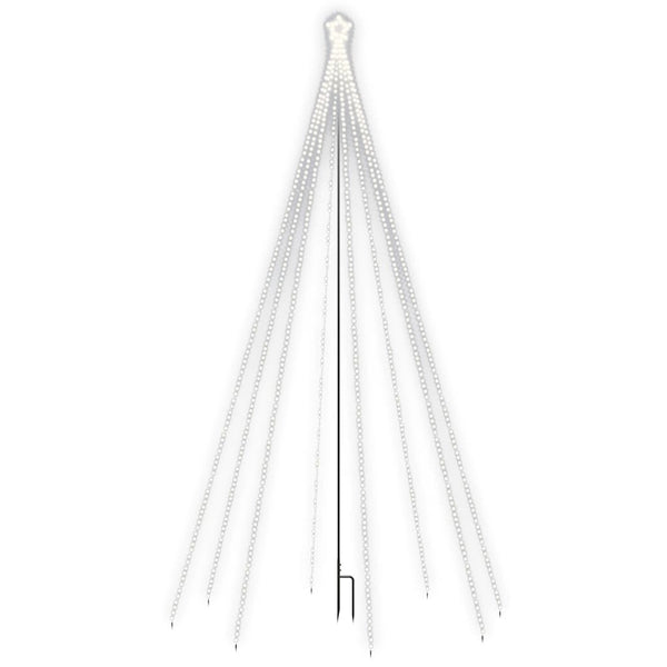 Joulukuusen valot sisä-/ulkokäyttöön 400 LED-valoa 2,5 m