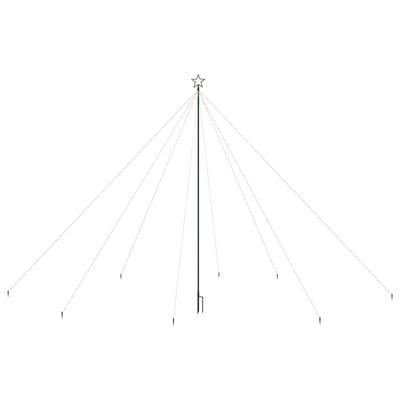 Joulukuusen valot sisä-/ulkokäyttöön 800 x LED sininen 5 m