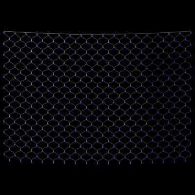 Sininen jouluvaloverkko Ghiulan 4x4 m (544 led-valoa ulos/sisälle)