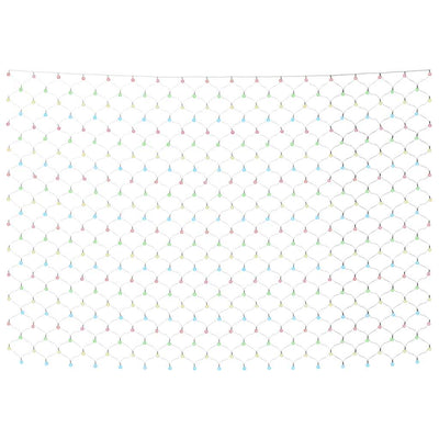 Värikäs jouluvaloverkko Ghiulan 4x4 m (544 led-valoa ulos/sisälle)