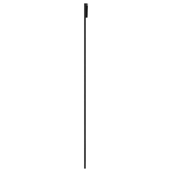 Liukuovi ESG-lasi ja alumiini 90x205 cm musta
