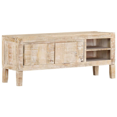 TV-taso 110x35x46 cm täysi mangopuu