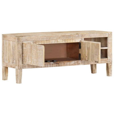 TV-taso 110x35x46 cm täysi mangopuu