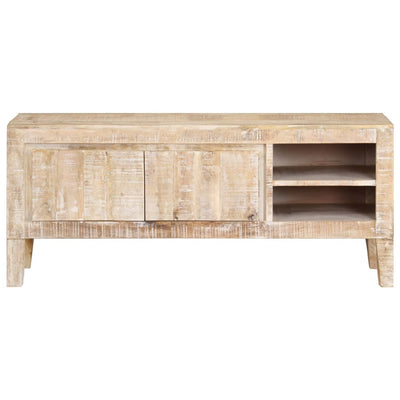 TV-taso 110x35x46 cm täysi mangopuu