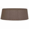 Joulukuusen helma ruskea Ø65x19,5 cm