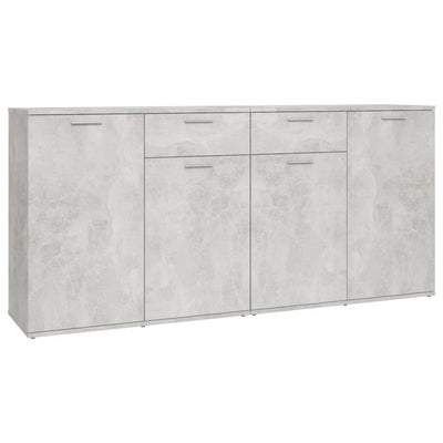 Senkki betoninharmaa 160x36x75 cm tekninen puu