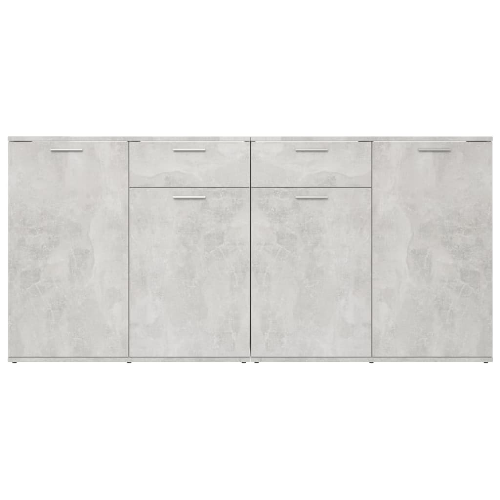 Betoninharmaa senkki Bayko 160x36x75cm (puinen)