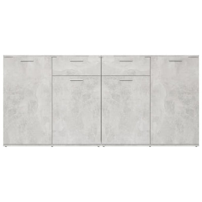 Senkki betoninharmaa 160x36x75 cm tekninen puu