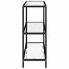 Hylly läpinäkyvä 100x36x90 cm karkaistu lasi