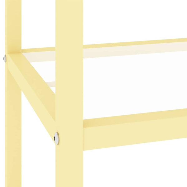 Hylly musta ja läpinäkyvä 100x36x90 cm karkaistu lasi