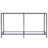 Läpinäkyvä konsolipöytä Jaylin 140x35x75,5cm (karkaistu lasi)