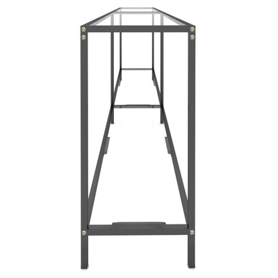 Läpinäkyvä konsolipöytä Jaylin 220x35x75,5cm (karkaistu lasi)