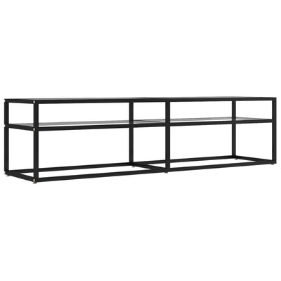 TV-taso läpikuultava 160x40x40,5 cm karkaistu lasi