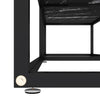 TV-taso musta marmori 160x40x40,5 cm karkaistu lasi