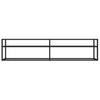 TV-taso musta 180x40x40,5 cm karkaistu lasi