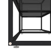 TV-taso musta 180x40x40,5 cm karkaistu lasi