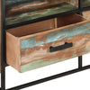 TV-taso 110x30x45 cm kierrätetty täyspuu
