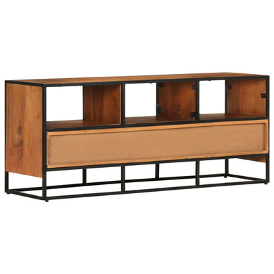 TV-taso 110x30x45 cm täysi akaasiapuu