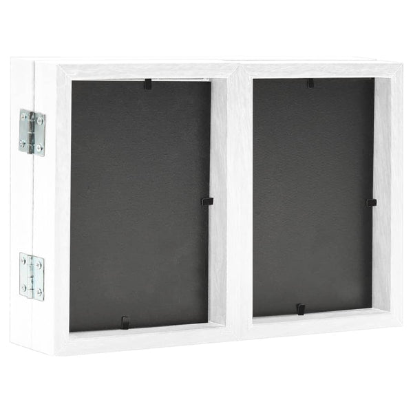 Valkoinen valokuvakehyskollaasi Anelina 28x18cm (3-osainen+2x(13x18cm))