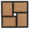 Kollaasi valokuvakehys 4x(10x15 cm) kuville musta MDF