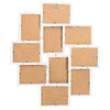 Kollaasi valokuvakehys 10x(13x18 cm) kuville valkoinen MDF