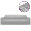 Joustava 3-istuttavan sohvan päällinen harmaa polyesteri jersey