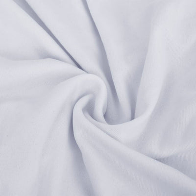 Joustava sohvanpäällinen valkoinen polyesteri jersey