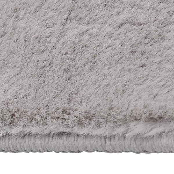 Matto jäniksen tekoturkis 200x300 cm harmaa
