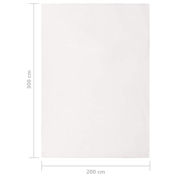 Matto jäniksen tekoturkis 200x300 cm kerma