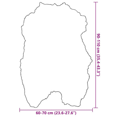 Kerma islantilainen lampaantalja tuolisuoja Nazim 70x110cm
