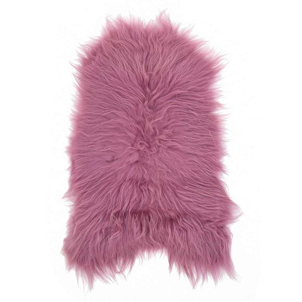 Islantilainen lampaantalja tuolisuoja pinkki 70x110 cm